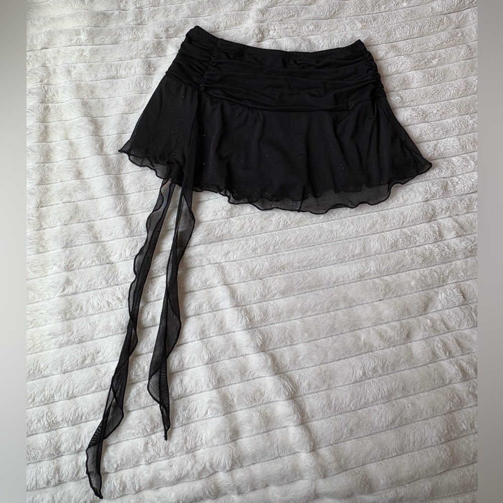 Urban Planet Sparkly Mesh Mini Skirt Size S